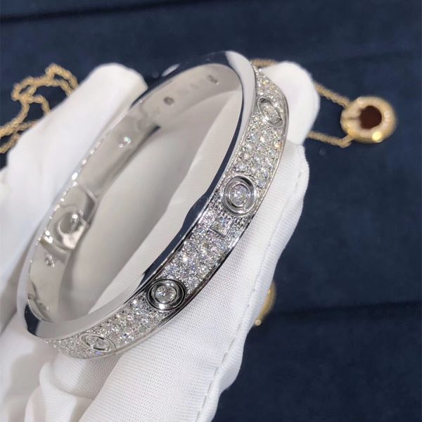 Cartier Love Bracelet, full paved diamonds