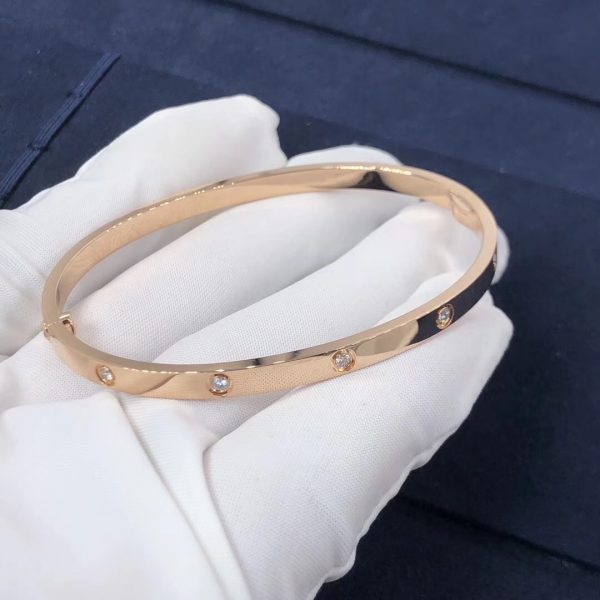 Cartier Love Bracelet, small model, 10 diamonds