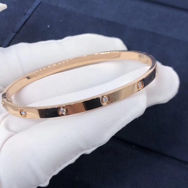 Cartier Love Bracelet, small model, 10 diamonds
