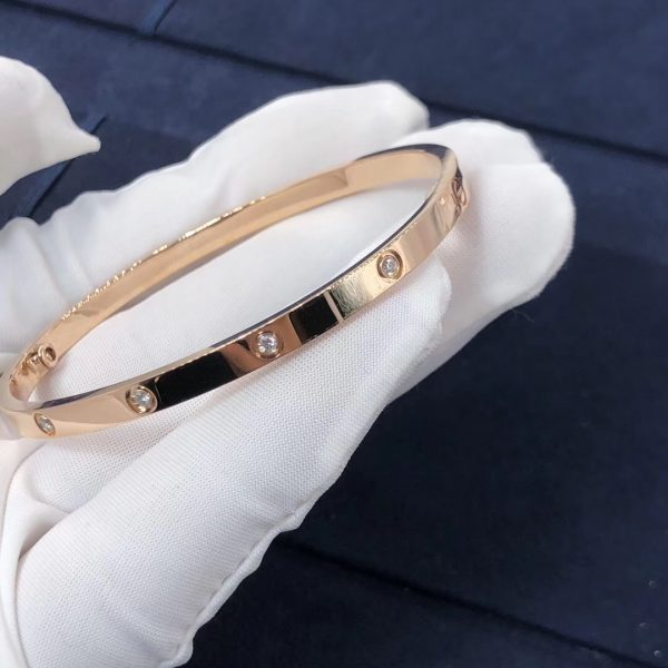 Cartier Love Bracelet, small model, 10 diamonds