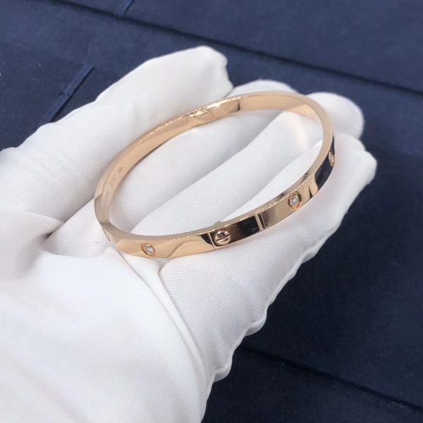 Cartier Love Bracelet, small model, 10 diamonds