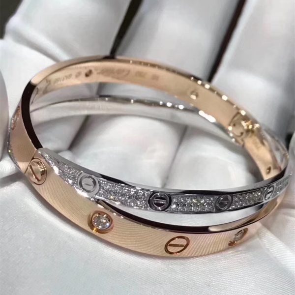 Cartier LOVE BRACELET, DIAMOND-PAVED