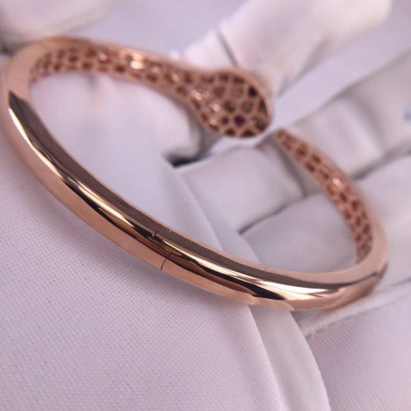 Bvlgari Serpenti 18k pink gold bracelet