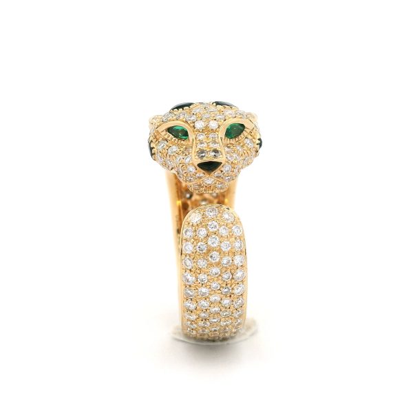 Newest Cartier Yellow Gold Panthère de Cartier Ring