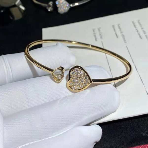 Chopard happy heart bangle with diamonds