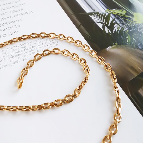 Pure 18k gold Cartier Link and Chain Necklace cutsom