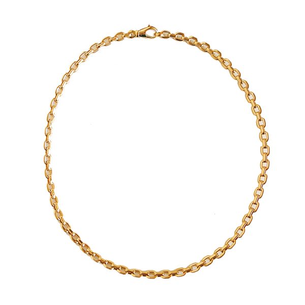 Pure 18k gold Cartier Link and Chain Necklace cutsom