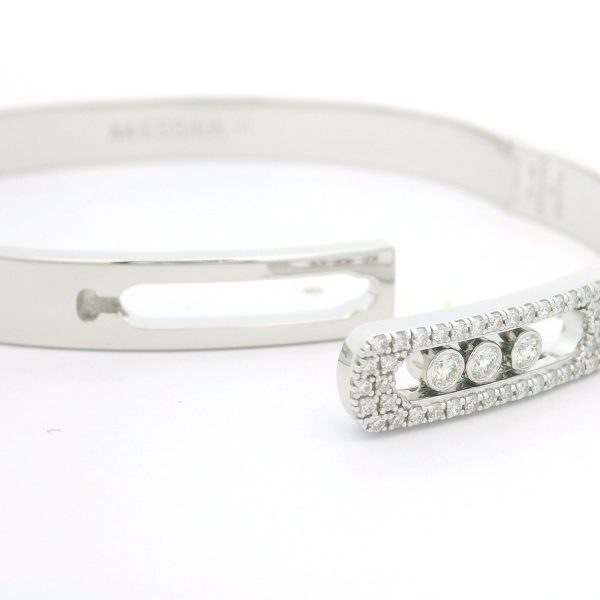 Messika 18K White Gold Move Noa Pavé Diamond Bracelet