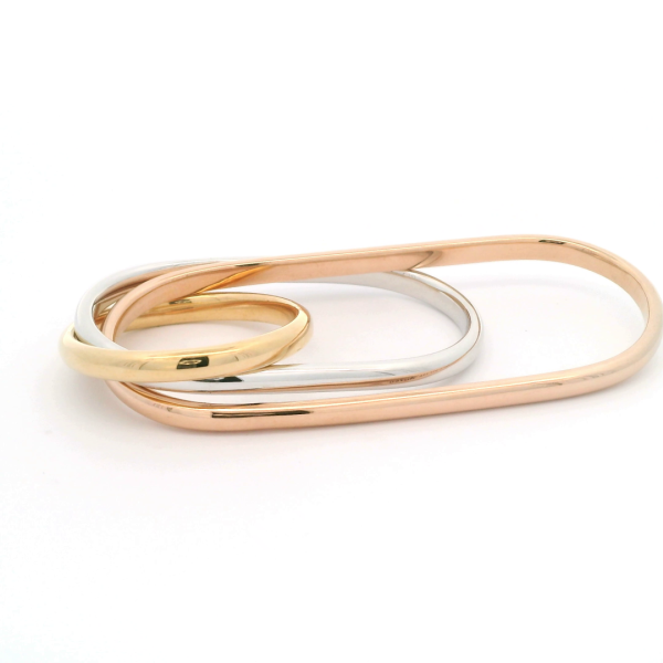 18K Gold New Cartier x Chitose Abe Trinity Three-Finger Ring